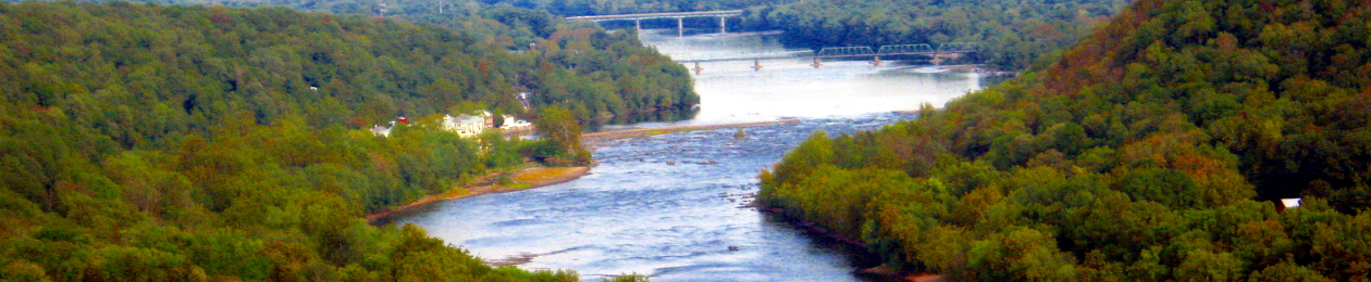 The Delaware River Atop Bowman's Tower